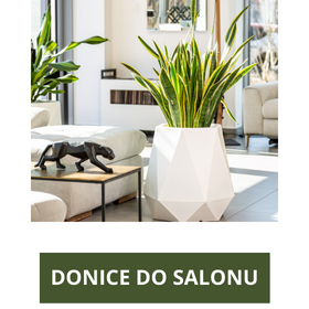 donice do salonu wysokie biale